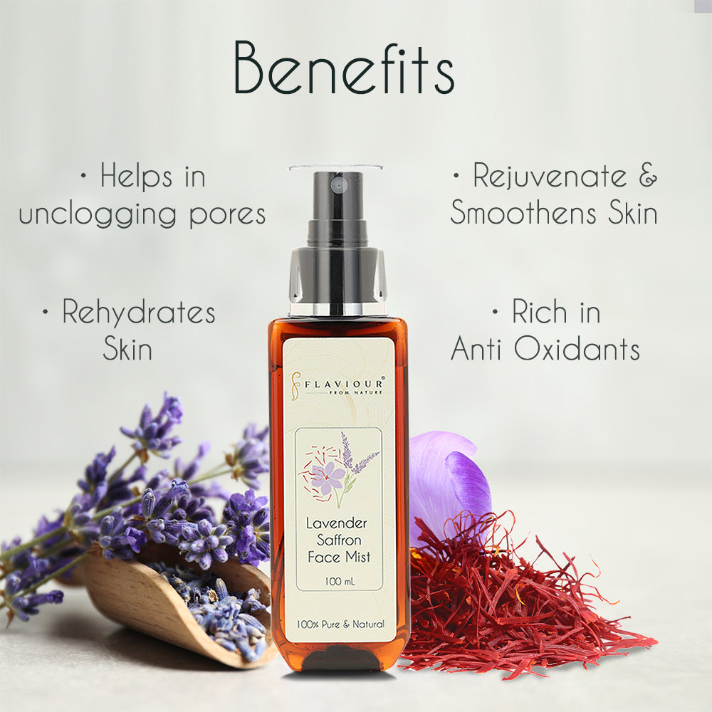 Flaviour Lavender Saffron Face Mist - Flaviour