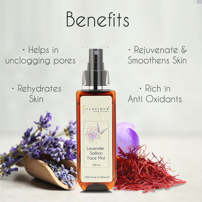 Flaviour Lavender Saffron Face Mist - Flaviour