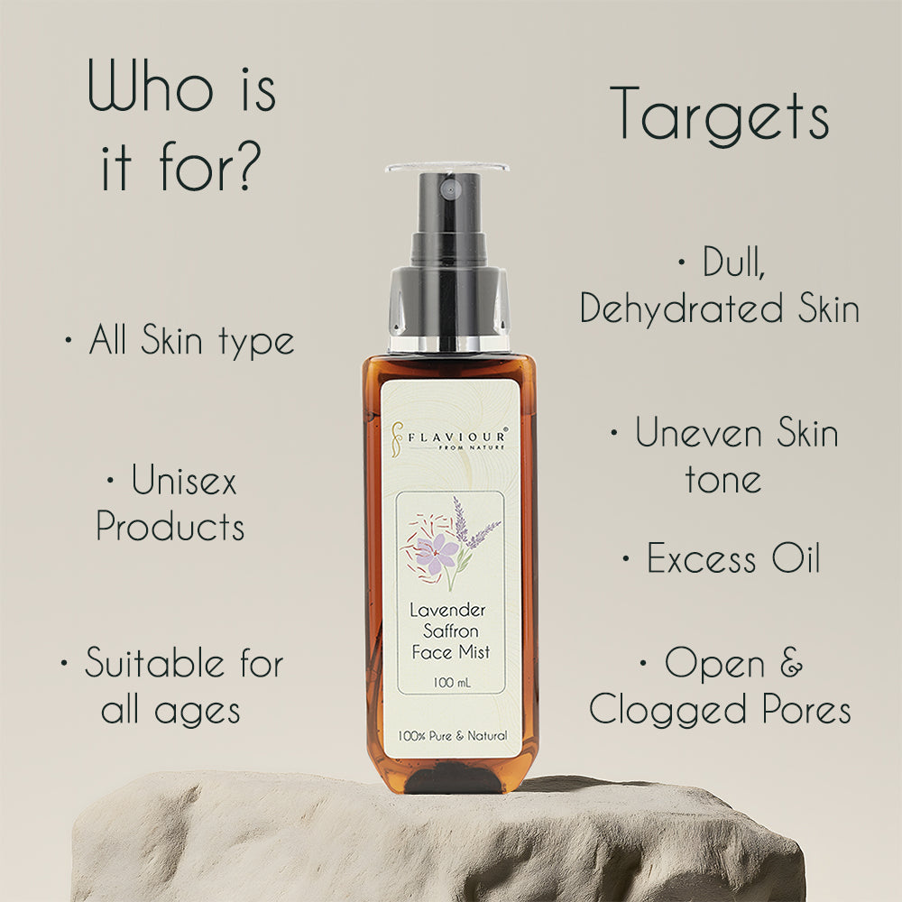 Flaviour Lavender Saffron Face Mist - Flaviour