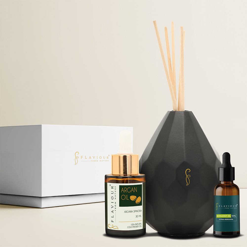 Flaviour Calmora Aromatherapy Starter Kit Essential Oil Diffuser Gift Box - Flaviour 