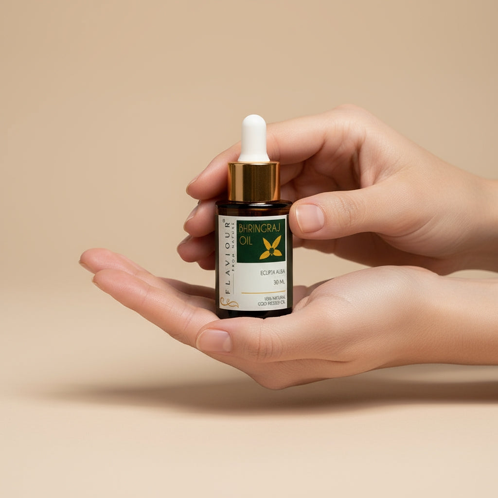 Flaviour Bhringraj Oil for Strong Roots & Reduced Hair Fall