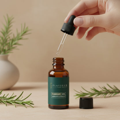 Flaviour 100% Pure Rosemary Essential Oil – For Hair Growth & Aromatherapy
