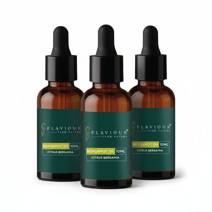 Flaviour Bergamot Essential Oil for Mood Boost & Skin Balance