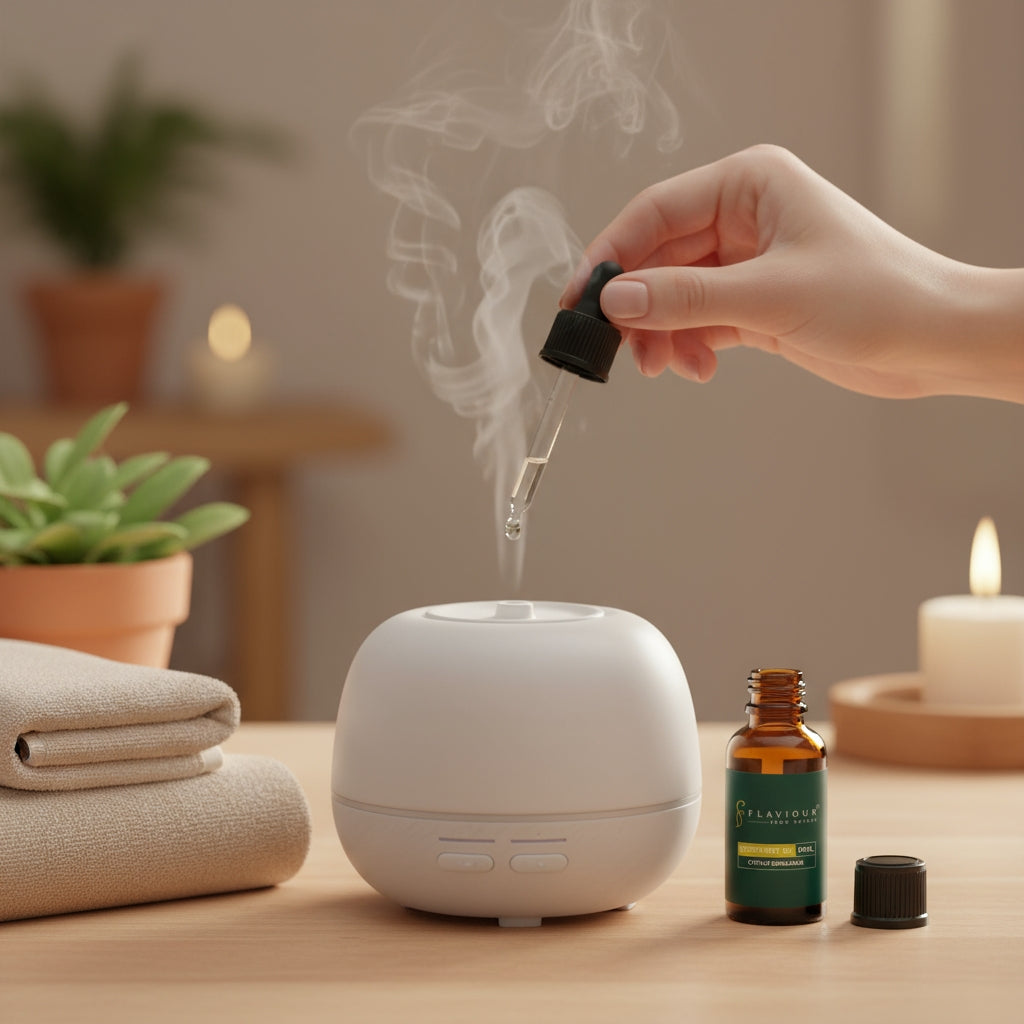 Flaviour Bergamot Essential Oil for Mood Boost & Skin Balance