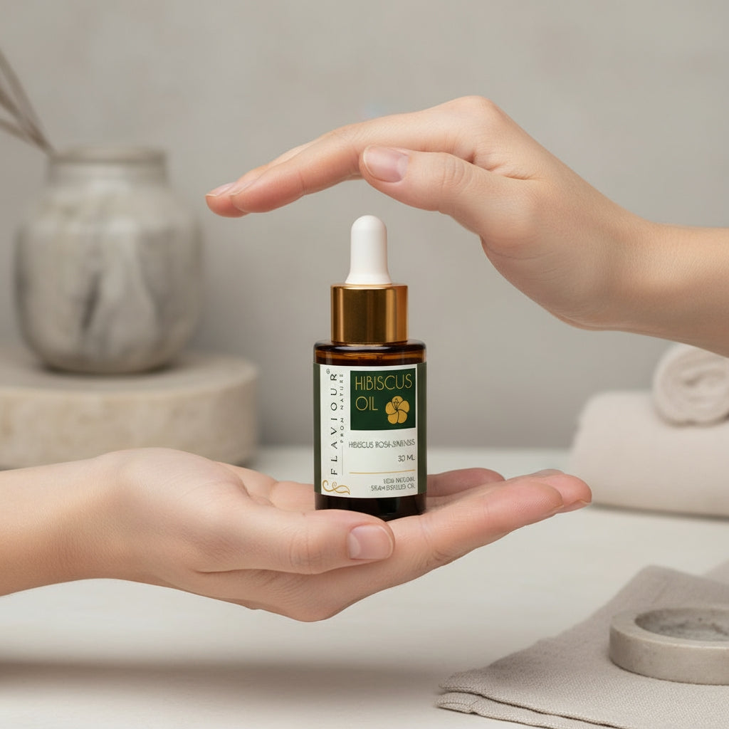 Flaviour Hibiscus Oil for Hair Growth & Scalp Health