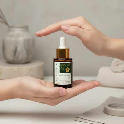 Flaviour Hibiscus Oil for Hair Growth & Scalp Health