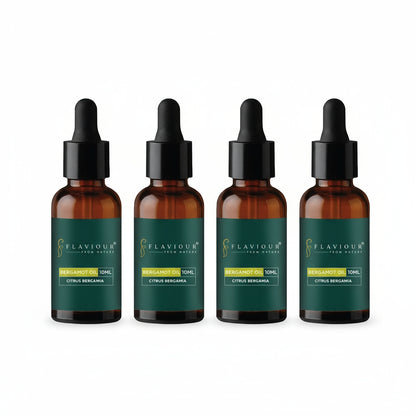 Flaviour Bergamot Essential Oil for Mood Boost & Skin Balance