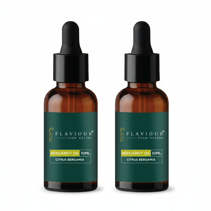Flaviour Bergamot Essential Oil for Mood Boost & Skin Balance
